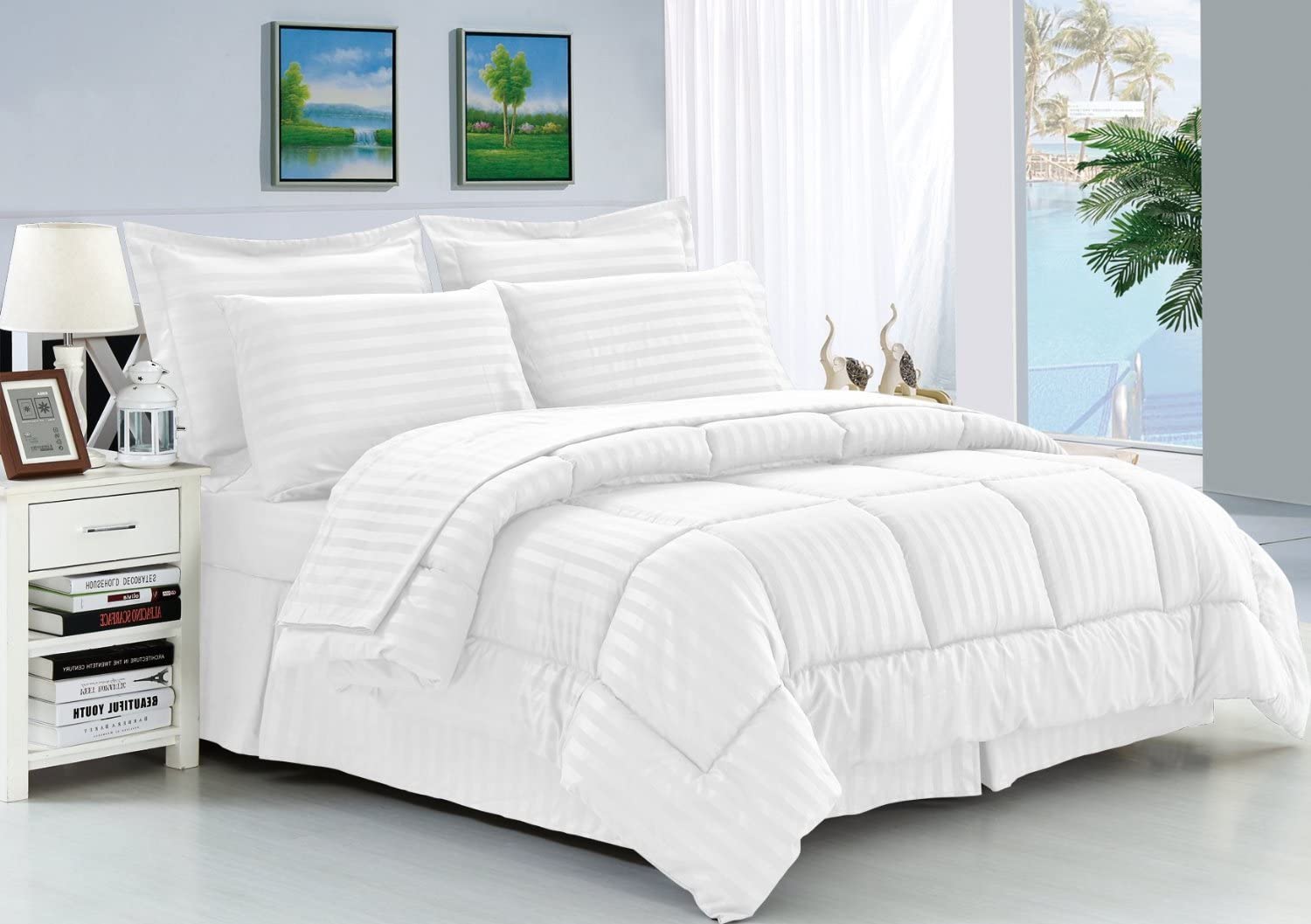 Surmatelas Pure Textile 137x190 Cm - 10 Cm épaisseur, Hypoallergénique, Lavable Machine - Confort Silence