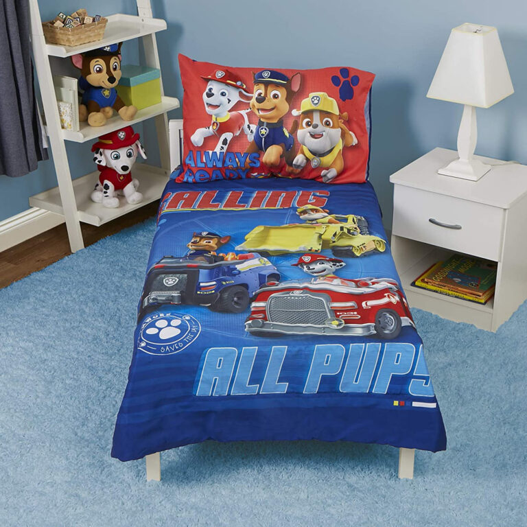 brandmacaps Parure de lit Pat Patrouille Chase, Marcus et Ruben 100% Coton - Housse de Couette Réversible 100x135 cm Taie d'Oreiller 40x60 cm
