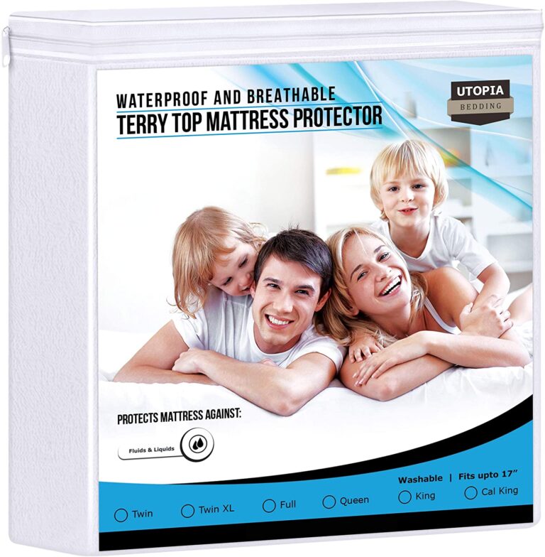 Housse De Matelas Imperméable Utopia Bedding - 90x200 Cm, Profondeur 20 Cm, Anti-acariens Et Punaises De Lit - 8